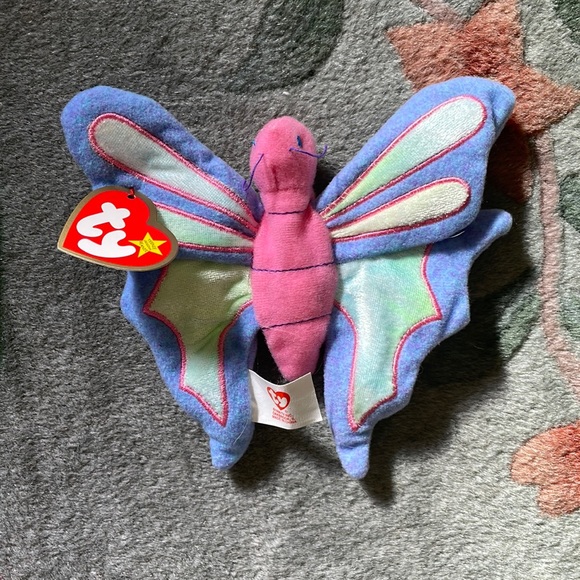 Flitter the butterfly Teenie beanie McDonald’s collectible, toy - Picture 1 of 2